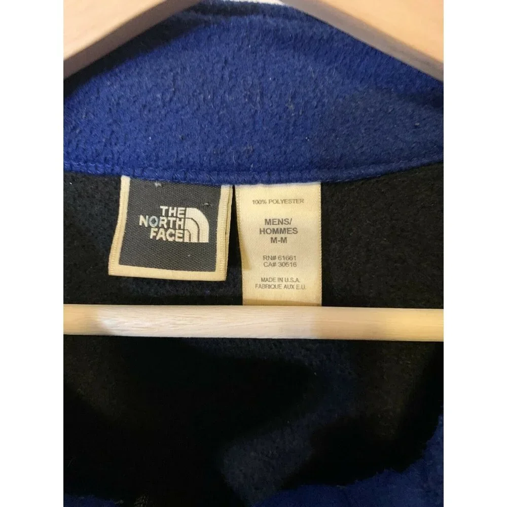 Vintage The North Face Polar Fleece Vest Size M Broken Zipper‎ Left Pocket